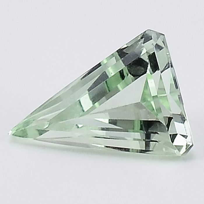 Natural Prasiolite (Green Amethyst) Trillion Shape Loose Gemstone DG226GA, 11.5X16x7.5 mm