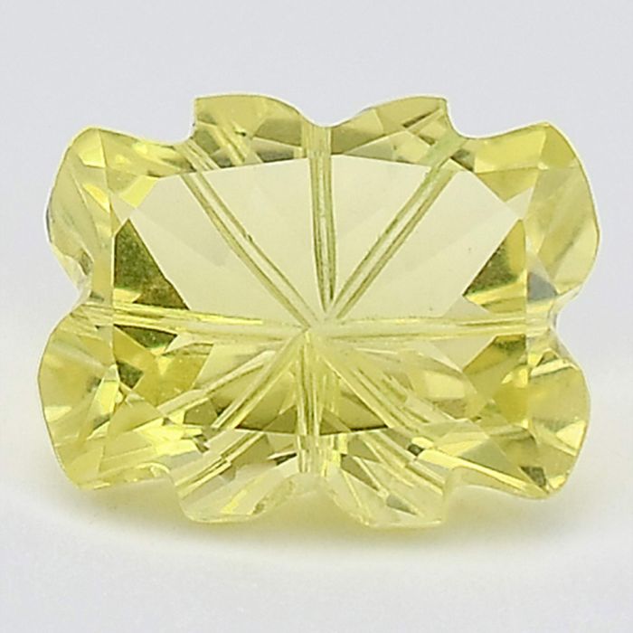 Natural Lemon Quartz Cushion Shape Loose Gemstone DG248LT, 10X12x6.5 mm