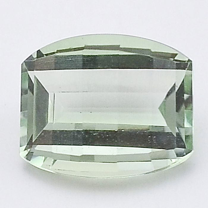 Natural Prasiolite (Green Amethyst) Fancy Shape Loose Gemstone DG252GA, 9X11x5.6 mm