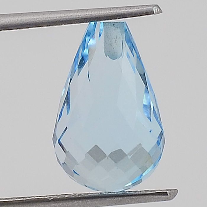 Natural Sky Blue Topaz Fancy Shape Loose Gemstone DG256SY, 8X8x12 mm