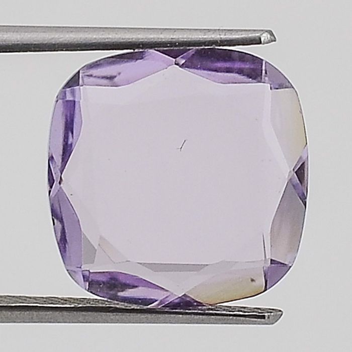 Natural Amethyst Cushion Shape Loose Gemstone DG262AM, 12X12x3.3 mm