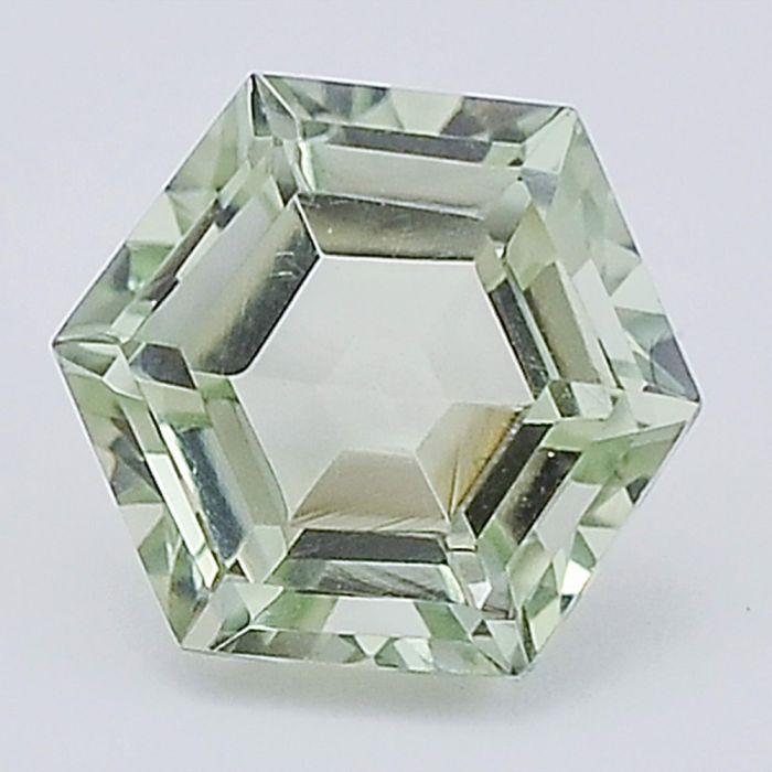 Natural Prasiolite (Green Amethyst) Fancy Shape Loose Gemstone DG264GA, 10X10x7 mm