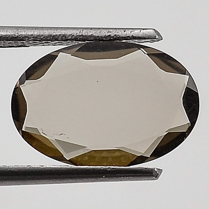 Natural Smoky Quartz Oval Shape Loose Gemstone DG265ST, 8x12x2.5 mm