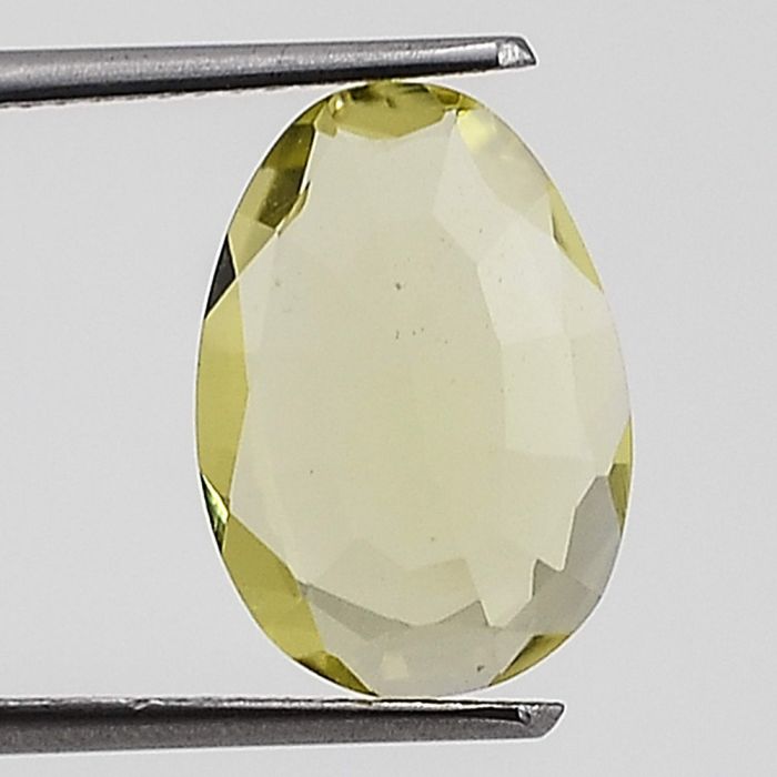 Natural Lemon Quartz Fancy Shape Loose Gemstone DG266LT, 10X13x3.5 mm