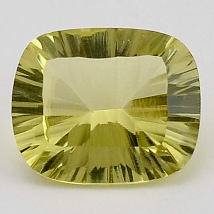 Natural Lemon Quartz Cushion Shape Loose Gemstone DG283LT, 10X12x6.3 mm