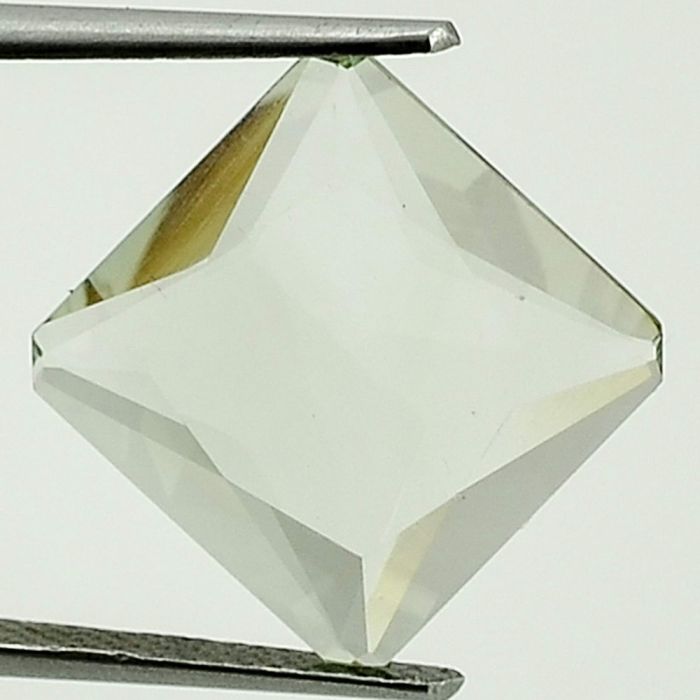 Natural Prasiolite (Green Amethyst) Fancy Shape Loose Gemstone DG289GA, 13x13x3.5 mm