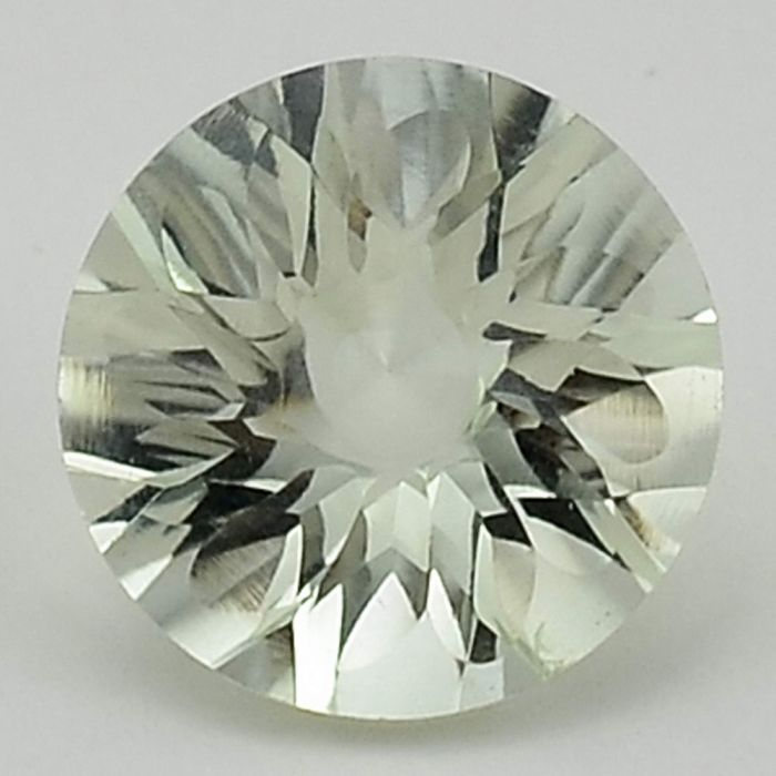 Natural Prasiolite (Green Amethyst) Round Shape Loose Gemstone DG291GA, 12X12x8.5 mm