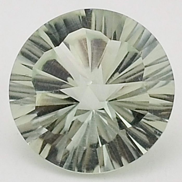 Natural Prasiolite (Green Amethyst) Round Shape Loose Gemstone DG292GA, 10X10x6.5 mm