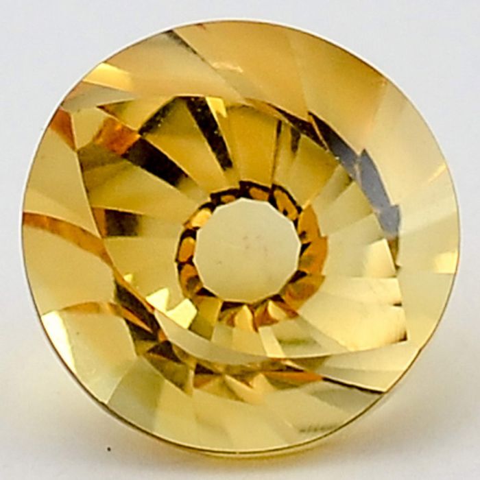 Natural Citrine Round Shape Loose Gemstone DG304CT, 10X10x7 mm