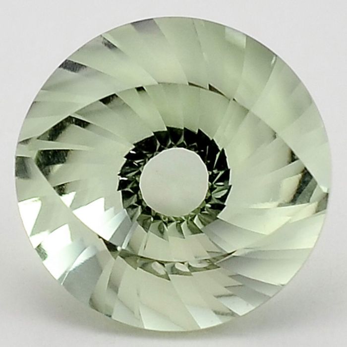 Natural Prasiolite (Green Amethyst) Fancy Shape Loose Gemstone DG338GA, 15X15x9.5 mm