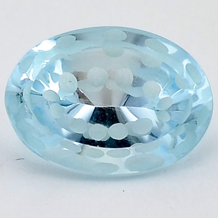 Natural Sky Blue Topaz Oval Shape Loose Gemstone DG343SY, 10X14x7 mm