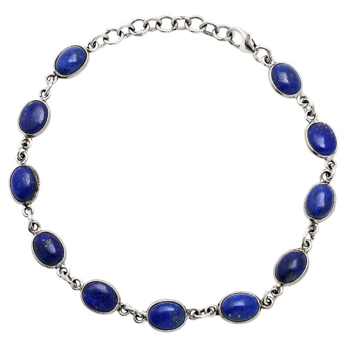 Lapis Lazuli Bracelet EXB01256 B-1001, 6x8 mm