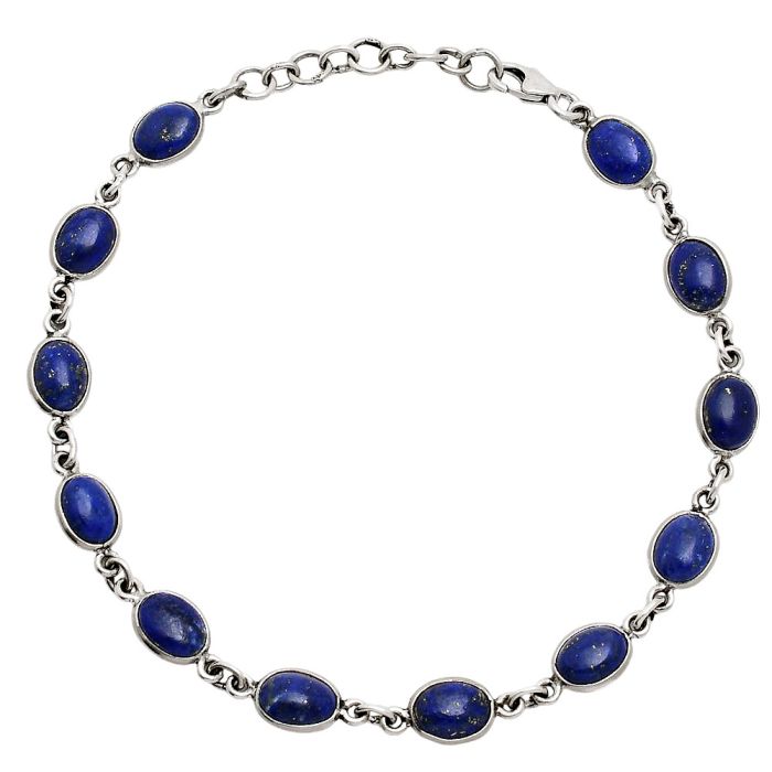 Lapis Lazuli Bracelet EXB01257 B-1001, 6x8 mm