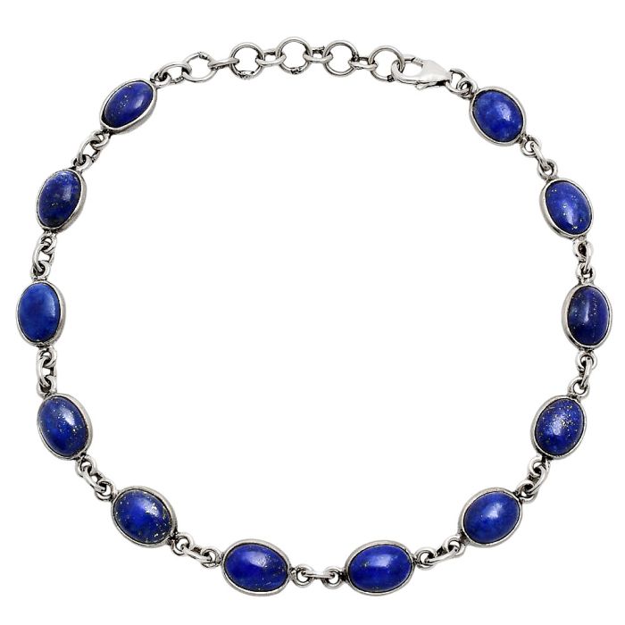 Lapis Lazuli Bracelet EXB01258 B-1001, 6x8 mm