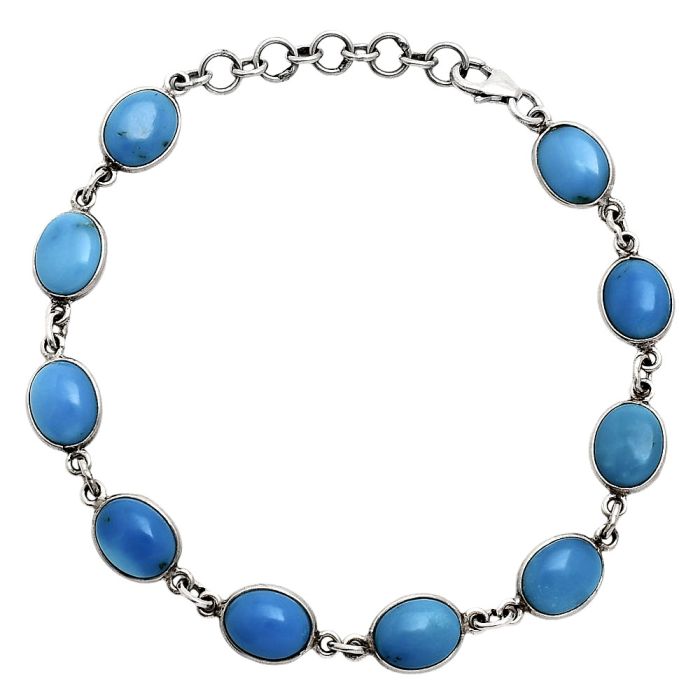 Sleeping Beauty Turquoise Bracelet EXB01294 B-1001, 7x9 mm