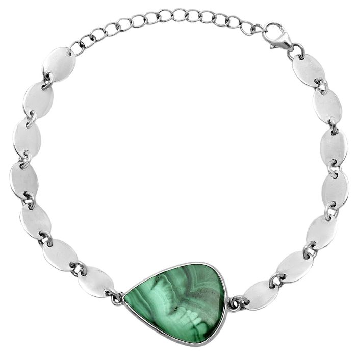 Malachite Eye Bracelet EXB01568 B-1044, 17x21 mm