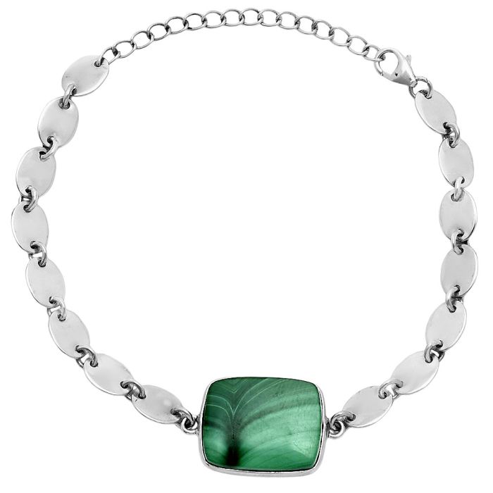 Malachite Eye Bracelet EXB01580 B-1044, 14x18 mm