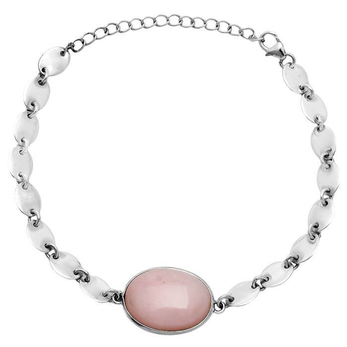 Pink Opal Bracelet EXB01589 B-1044, 15x20 mm