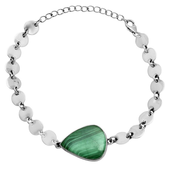 Malachite Eye Bracelet EXB01622 B-1044, 16x20 mm