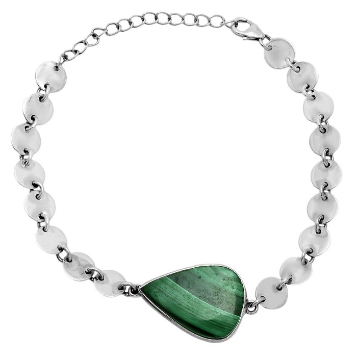 Malachite Eye Bracelet EXB01623 B-1044, 16x22 mm