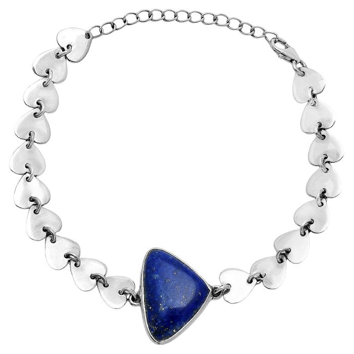 Heart - Lapis Lazuli Bracelet EXB01639 B-1044, 14x20 mm