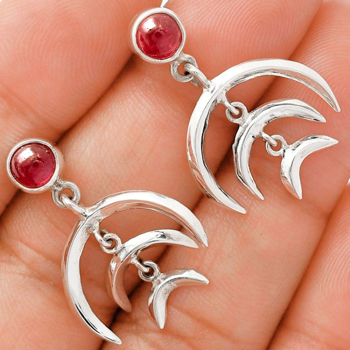 Ruby Glassfield Earrings EXE01308 E-1249, 6x6 mm