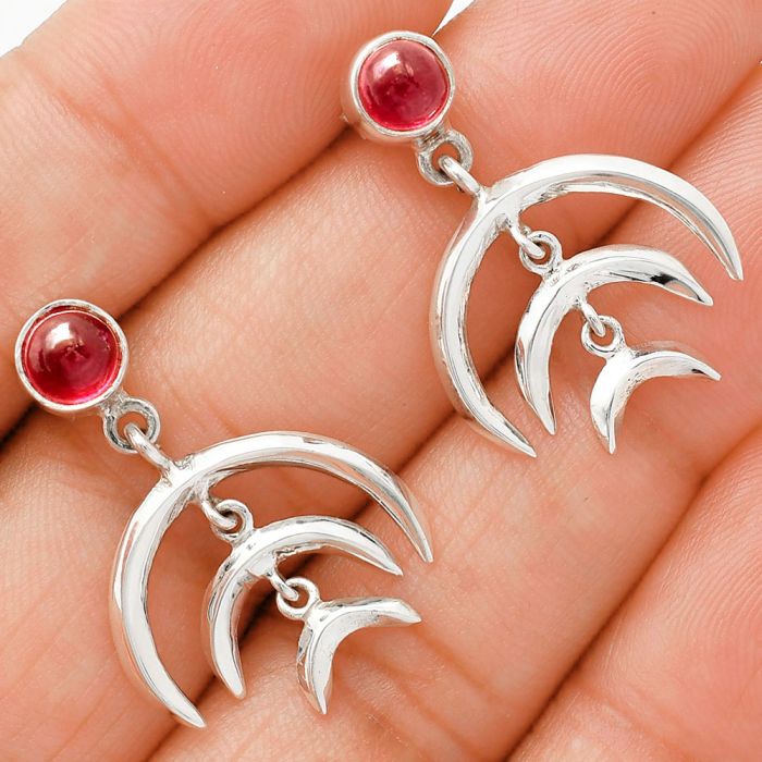 Ruby Glassfield Earrings EXE01310 E-1249, 6x6 mm