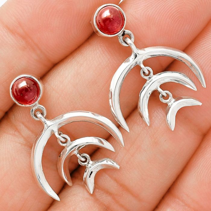 Ruby Glassfield Earrings EXE01311 E-1249, 6x6 mm