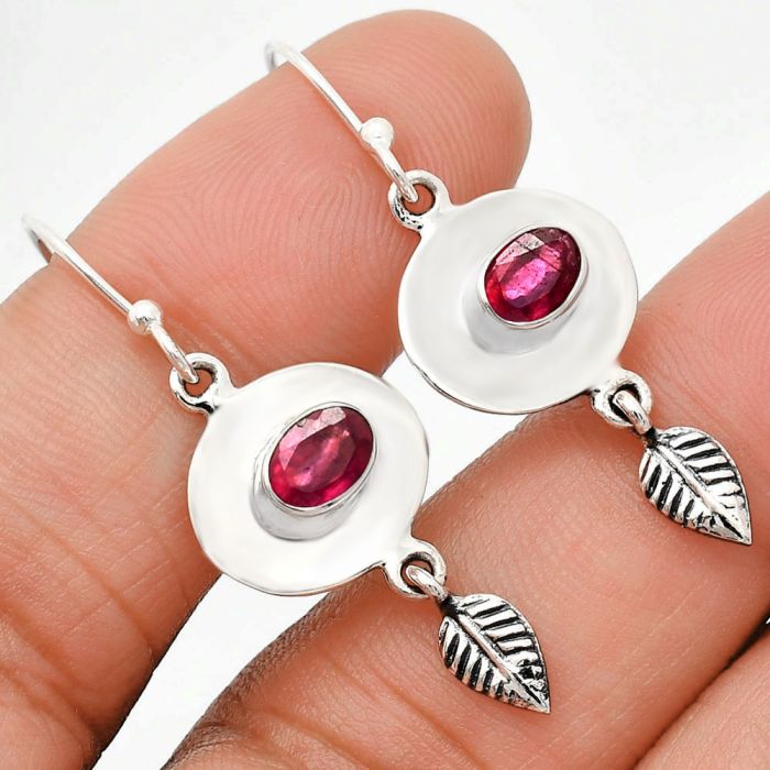 Ruby Glassfield Earrings EXE01602 E-1230, 4x6 mm