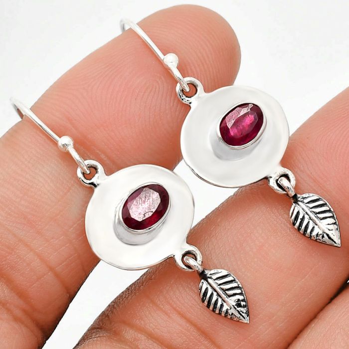 Ruby Glassfield Earrings EXE01603 E-1230, 4x6 mm