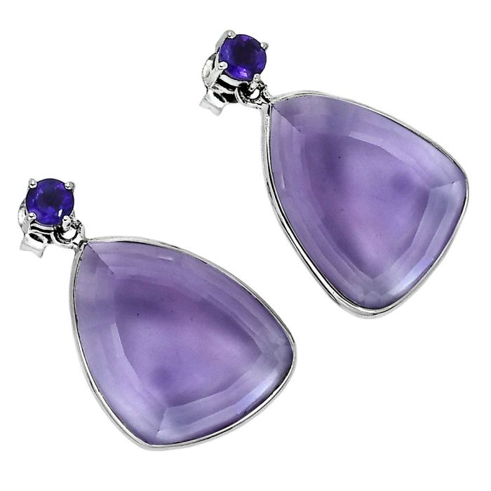 Amethyst Earrings EXE02517 E-1256, 15x20 mm