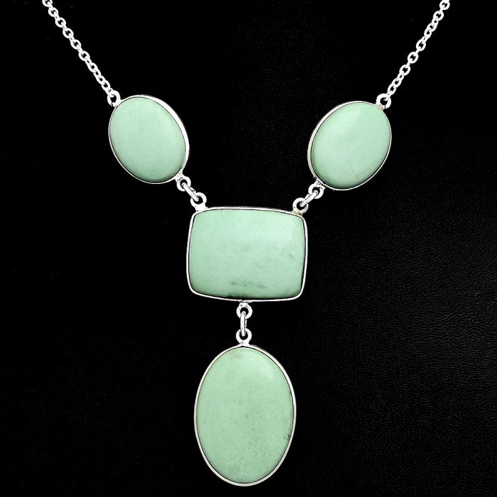 Utah Variscite Necklace EXN01041 N-1013, 18x24 mm