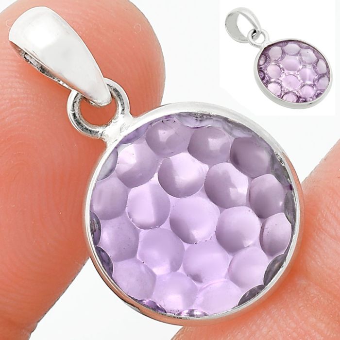 Amethyst Pendant EXP01102 P-1001, 14x14 mm