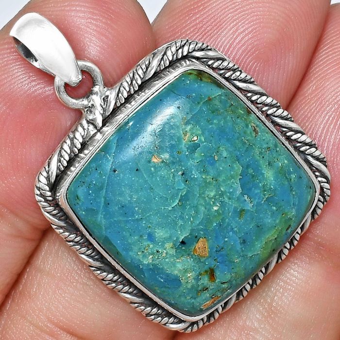 Peruvian Opalina Pendant EXP01160 P-1074, 20x20 mm