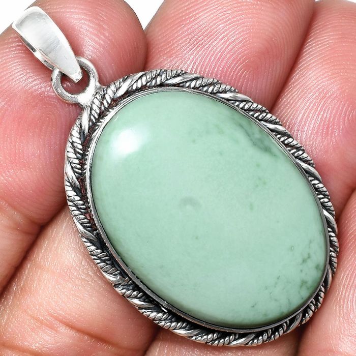 Utah Variscite Pendant EXP01170 P-1074, 20x27 mm