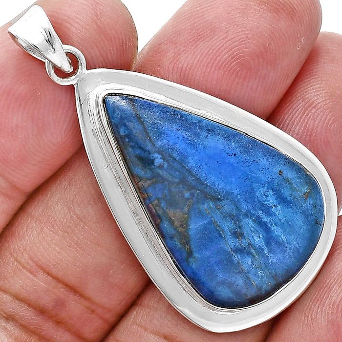 Shattuckite Pendant EXP01205 P-1076, 19x30 mm