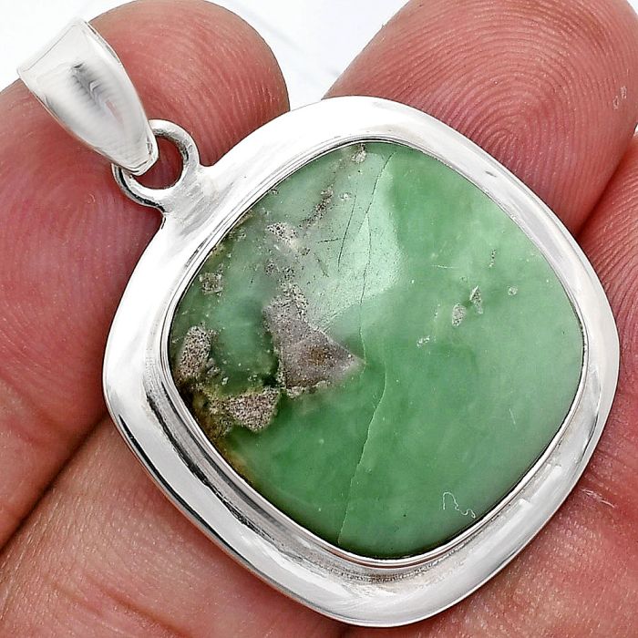 Utah Variscite Pendant EXP01207 P-1076, 21x21 mm