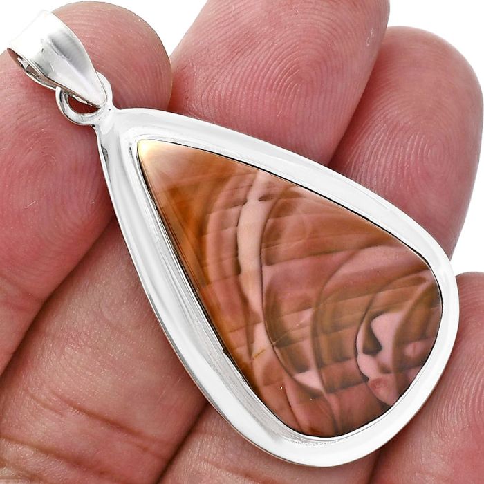 Imperial Jasper Pendant EXP01226 P-1076, 18x31 mm