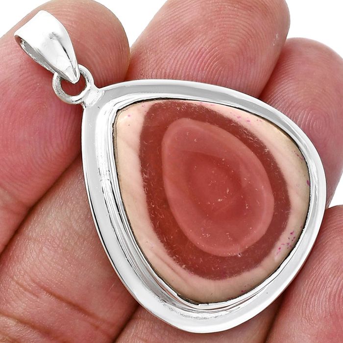 Imperial Jasper Pendant EXP01233 P-1076, 23x26 mm