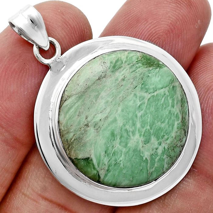 Utah Variscite Pendant EXP01243 P-1076, 23x23 mm