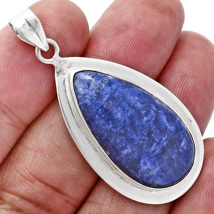 Sodalite Pendant EXP01256 P-1076, 15x29 mm