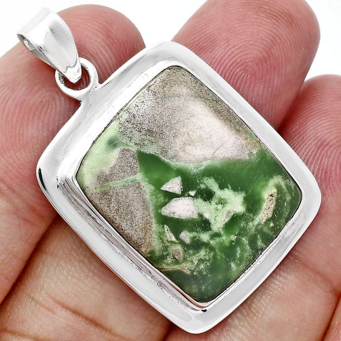 Utah Variscite Pendant EXP01260 P-1076, 19x22 mm