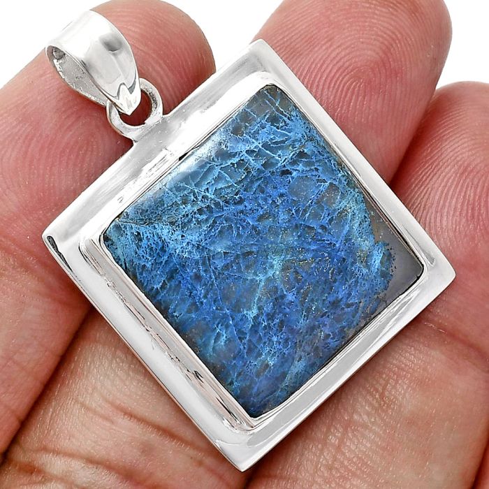 Shattuckite Pendant EXP01276 P-1076, 20x20 mm