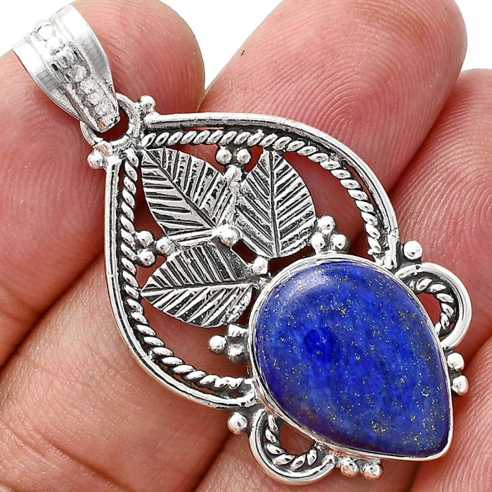 Lapis Lazuli Pendant EXP01289 P-1258, 13x18 mm