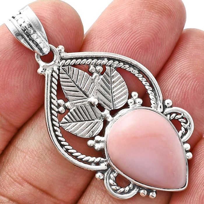 Pink Opal Pendant EXP01296 P-1258, 13x18 mm