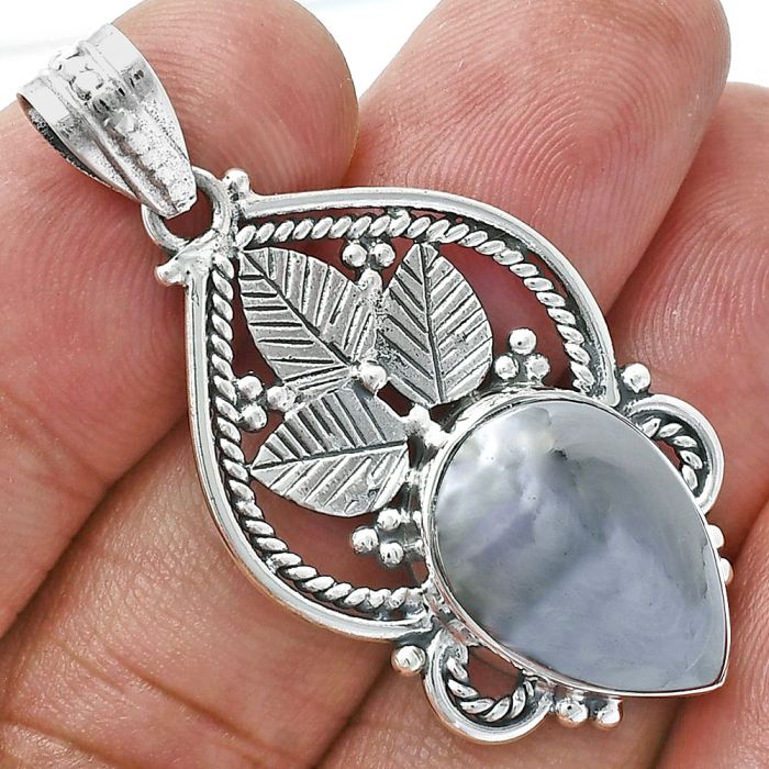 Gunmetal Pendant EXP01313 P-1258, 12x18 mm