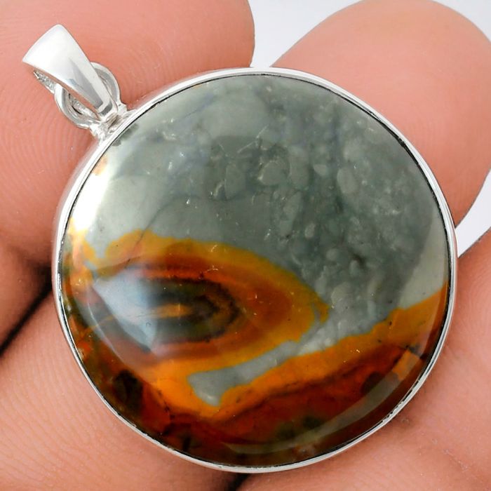 Polygram Jasper Pendant EXP01450 P-1001, 28x28 mm