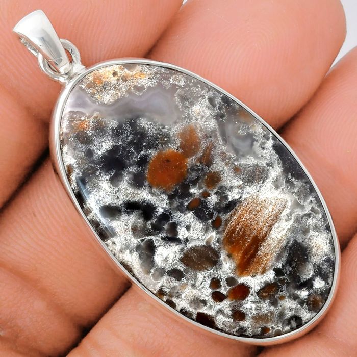 Tabu Jasper Pendant EXP01497 P-1001, 22x37 mm