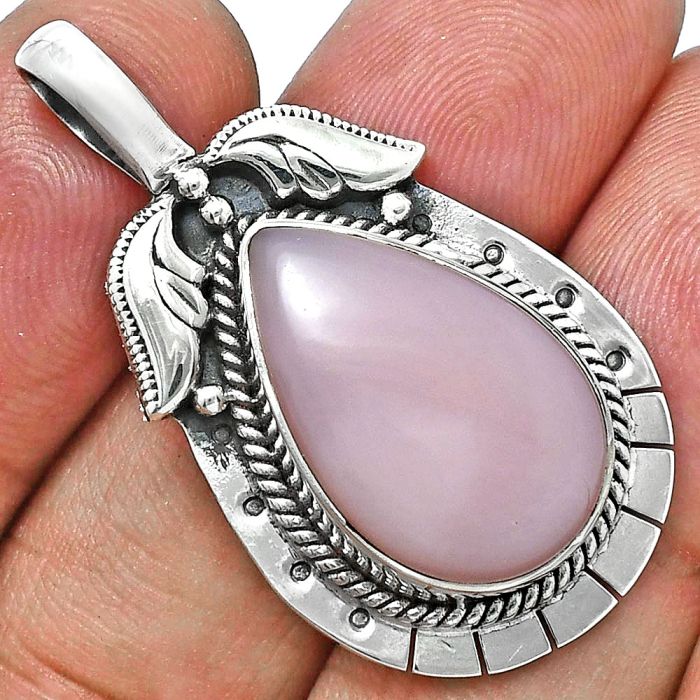 Pink Opal Pendant EXP01620 P-1568, 14x21 mm