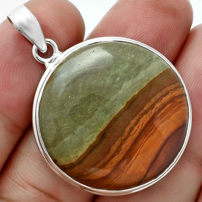 Polygram Jasper Pendant EXP01995 P-1076, 27x27 mm